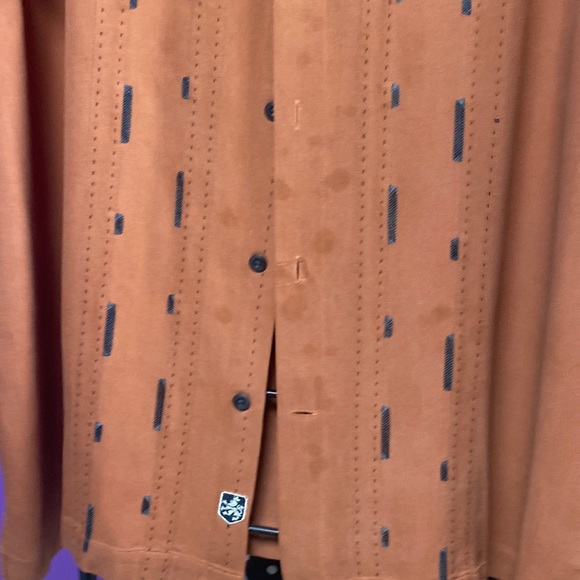 Nat Nast casual silk butting button down shirt - Picture 3 of 5